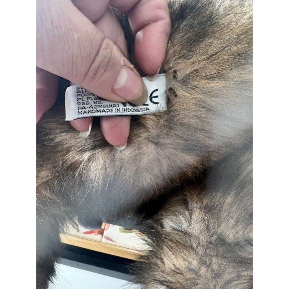 VINTAGE 19" Large Bear Aurora World Plush Bear Handmade In Indonesia - Picture 5 of 11